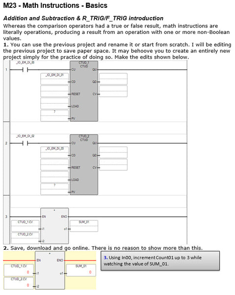 57 - NEW!!! Part #2 Fundamentals of PLCs using Connected Components Workbench 3rd Edition w/Micro800 Controllers