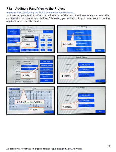 55 - Panelview800 - Micro800 - Powerflex525 Integration with Connected Components Workbench