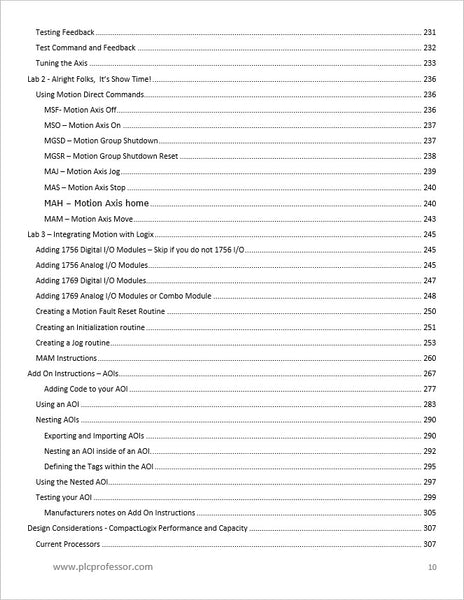 71 - NEW! Studio5000 - RSLogix5000 Advanced Lab Projects Manual - 312 pages