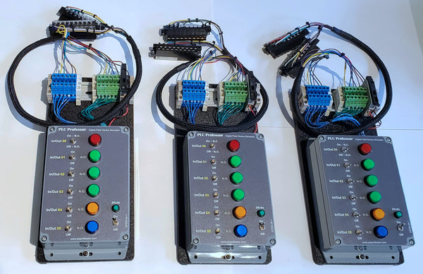 30- Universal Digital Field Device Simulator Wired to I/O Module Terminal Blocks