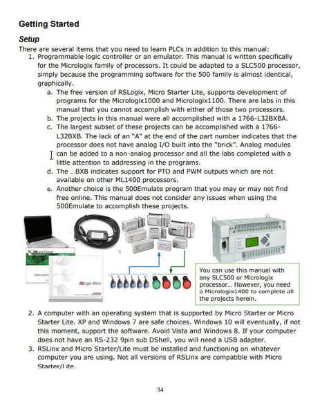 46 - NEW! The Complete PLCLearn Series, RSLogix500 for Micrologix Controllers, Volume I - PLUS Free Software on Memory Stick