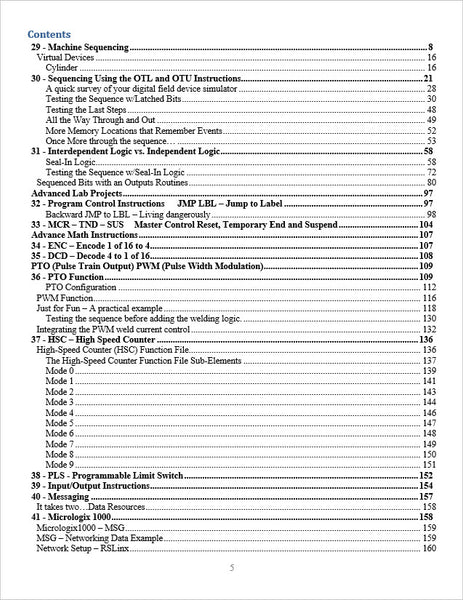 45 - NEW! The Complete PLCLearn Series, RSLogix500 for Micrologix Controllers - Volume II