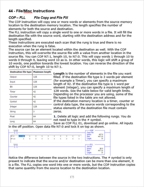 45 - NEW! The Complete PLCLearn Series, RSLogix500 for Micrologix Controllers - Volume II