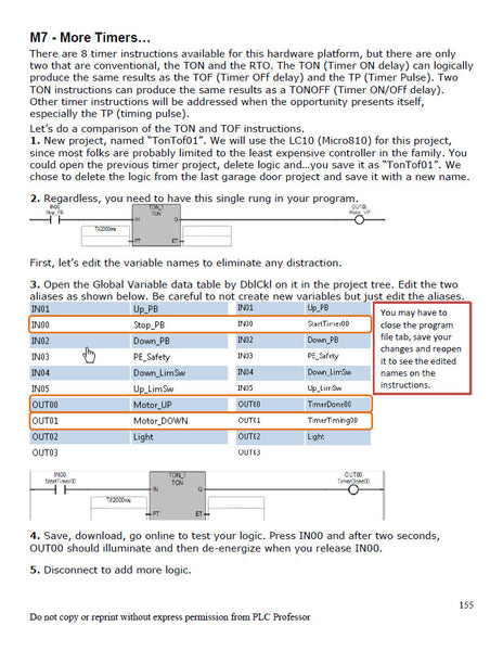 56 - Part #1 Fundamentals of PLCs using Connected Components Workbench 3rd Edition w/Micro800 Controllers