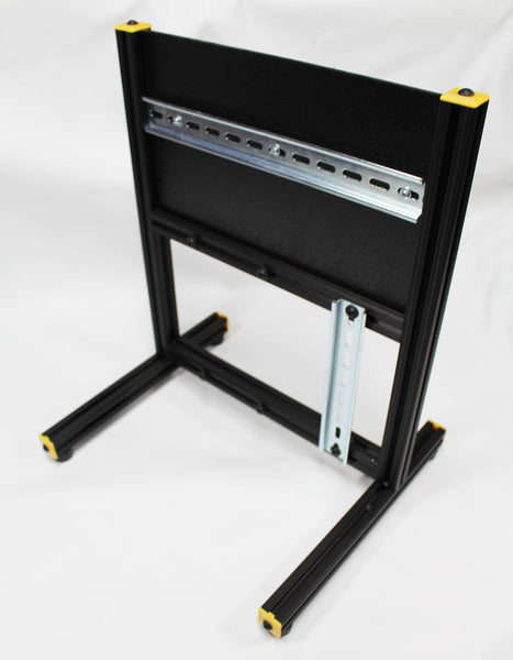 26 - Universal Lab Station Stand - Vertical Back Frame - Add your own Controller-I/O and I/O Simulator